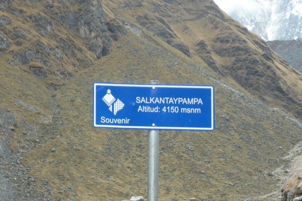 High altitude of Salkantay Trek Peru Llama Travel
