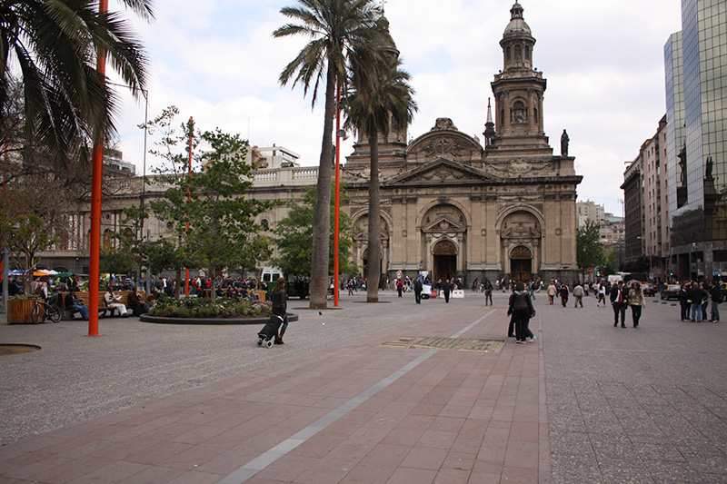 Plaza de Armas Santiago Chile Llama Travel