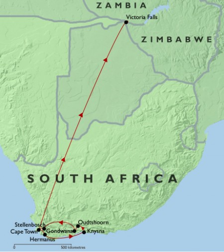 Cape Town and The Garden Route + Gondwana Safari + Victoria Falls