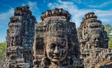 Stone faces, Bayon Temple, Angkor