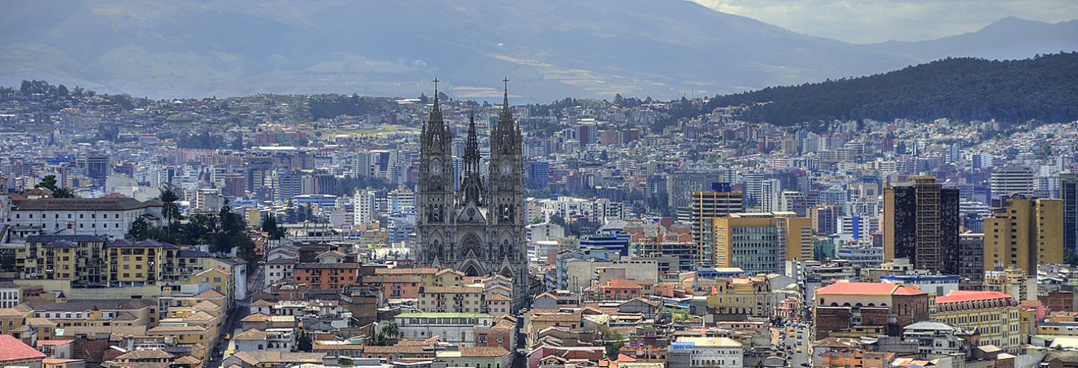 Panoramic view, Quito, Ecuador