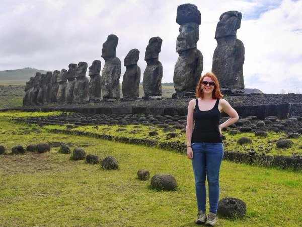 Alex on Easter Island Llama Travel