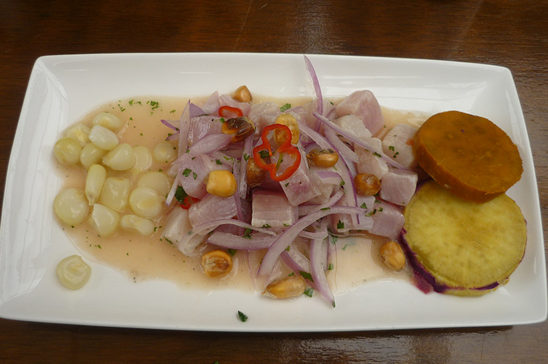 Ceviche Peru Llama Travel