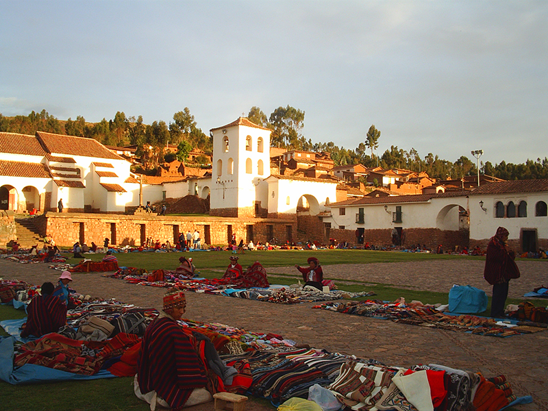 Chincheros Sacred Valley Peru Llama Travel