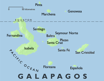 Galapagos map