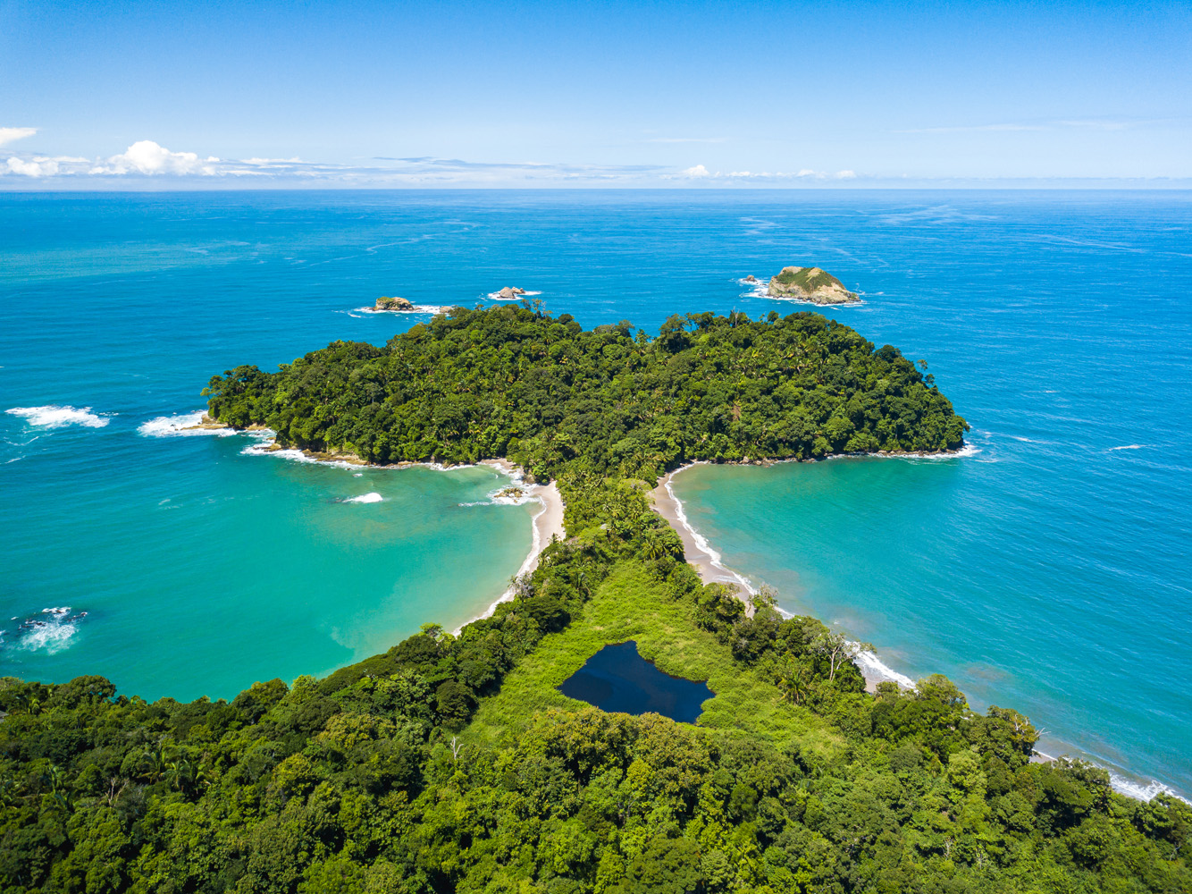 Manuel Antonio beach headland, Costa Rica, Llama Travel