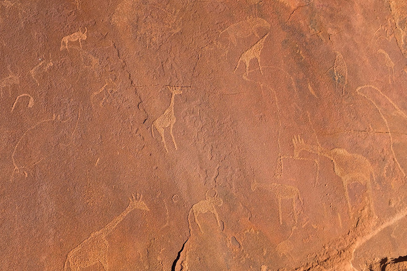 Photo 7 Twyfelfontein rock art Namibia holidays Llama Travel