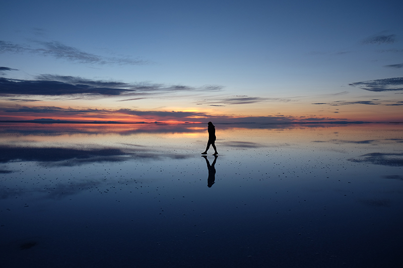 Salt Flats sunrise Bolivia