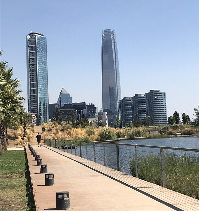 Sky Costanera Bicentenario Park Santiago Chile Llama Travel