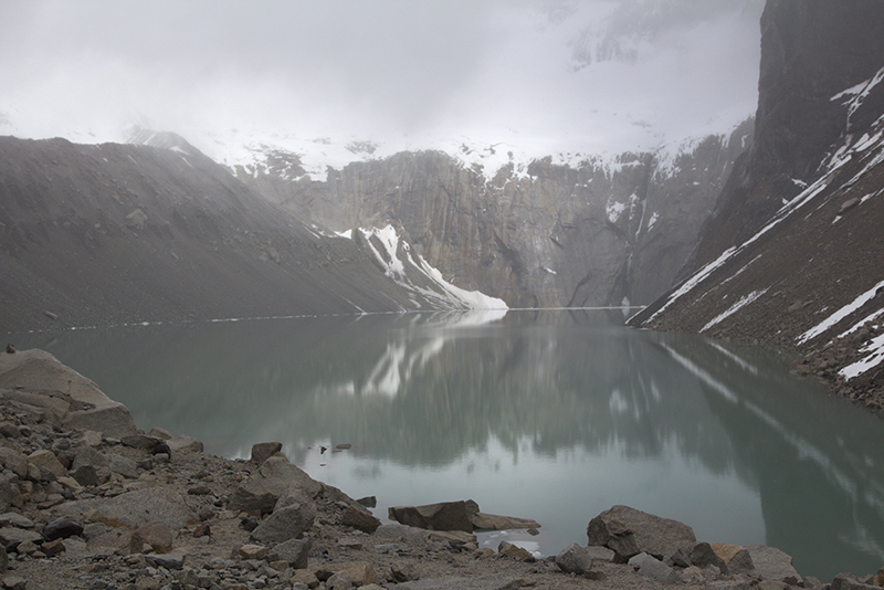 Torres Del Paine in poor weather Chile Llama Travel