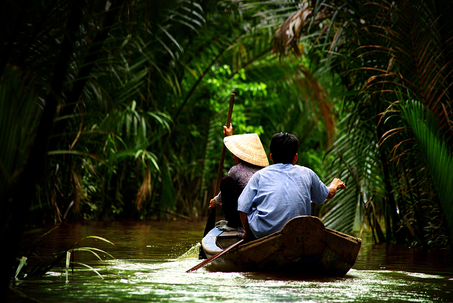 Mekong River boat