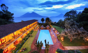 Grounds, Villa Santa Catarina, Lake Atitlán, Guatemala