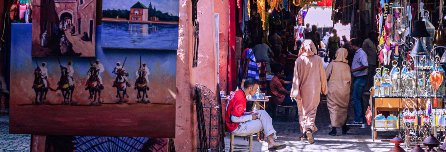 Djemaa el Fna Market Stalls, Marrakech