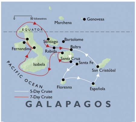 Galapagos Treasure 5- & 7-Day Cruise