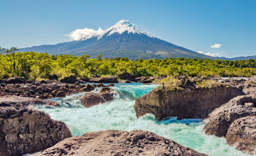 Osorno Volcano, Lake District, Chile