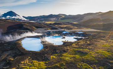Mývatn Nature Baths, Lake Mývatn, Iceland