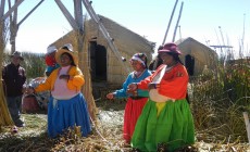 Women on Uros Islands, Lake Titicaca, Peru