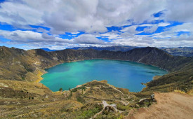 Quilotoa Lake, Ecuador