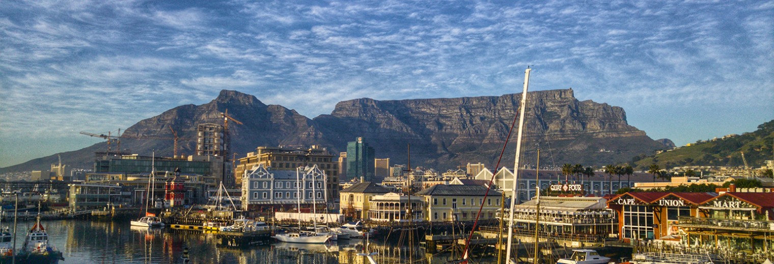Table Mountain from the Waterfront, Cape Town, South Africa