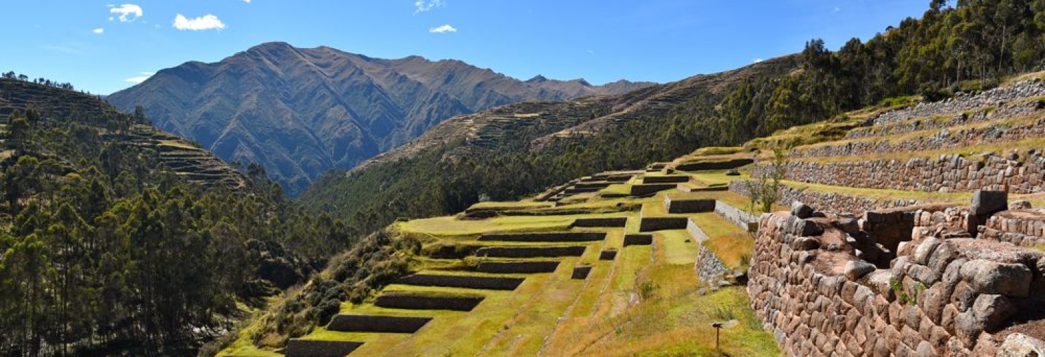 Inca ruins at Chinchero, Sacred Valley, Peru