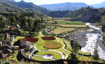 Hotel Grounds, Colca Lodge, Colca Canyon, Peru