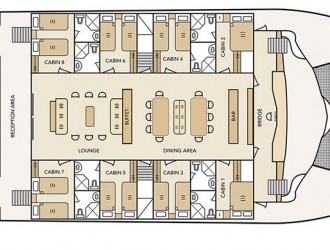 Deck plan 2, Archipel 1