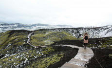 Grábrók Volcano Crater, Iceland
