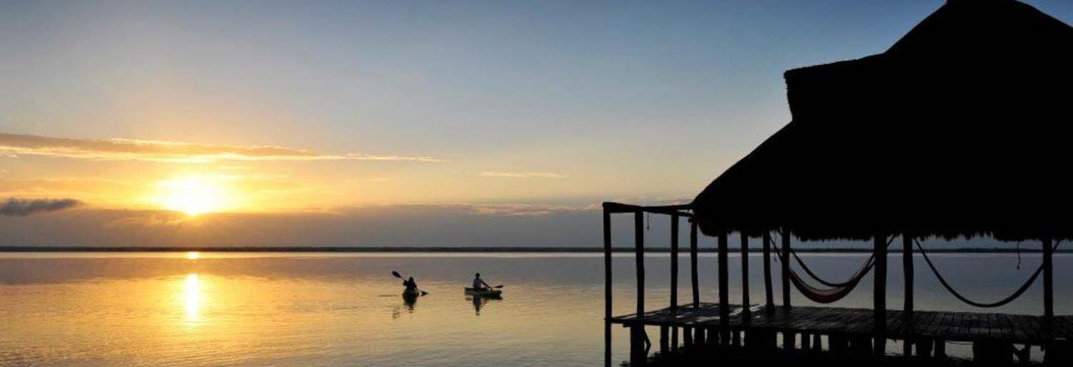 Kayaking, Rancho Encantado, Bacalar Lagoon