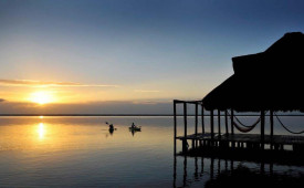 Kayaking, Rancho Encantado, Bacalar Lagoon