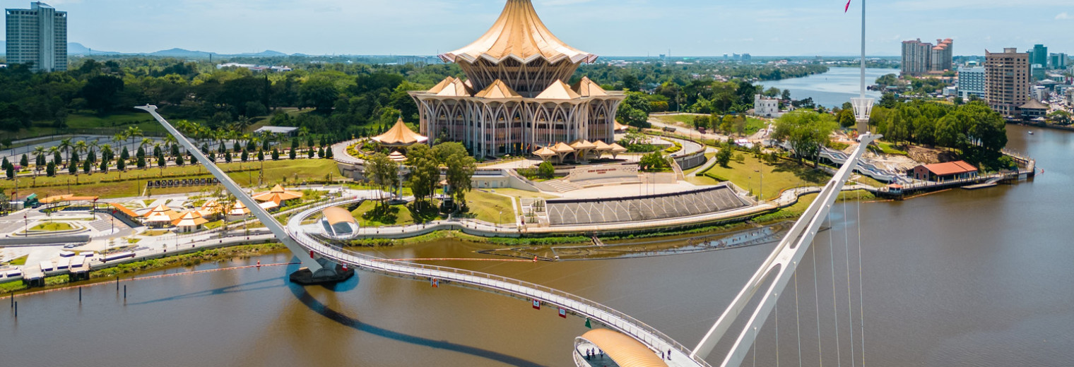 Waterfront of Sarawak river, Kuching