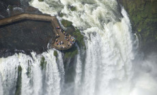 Aerial view, Iguazu Falls, Brazil