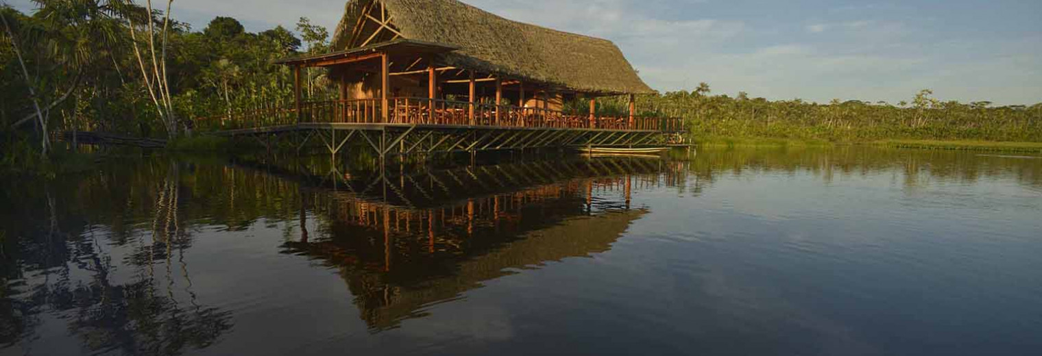 Exterior, Sacha Lodge, Amazon Jungle, Ecuador