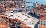 Tartini Central Square, Piran, Slovenia