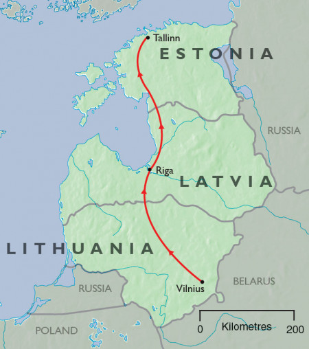 Best of the Baltics Map