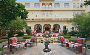 Courtyard, Samode Haveli, Jaipur