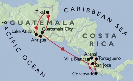 Guatemala + Costa Rica + Corcovado