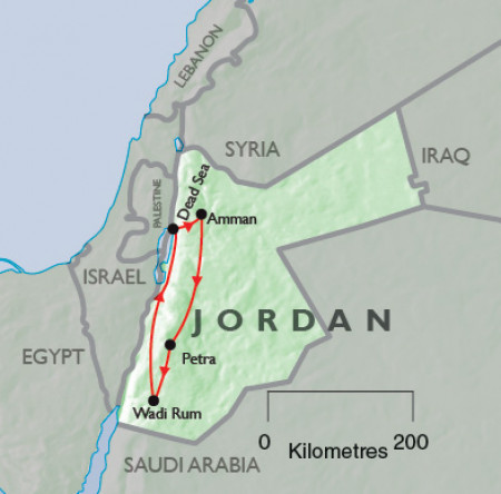 Jewels of Jordan Map