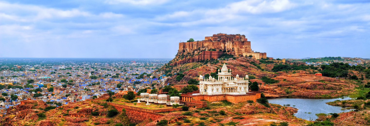 Mehrangar Fort and Jaswant Thada Panorama