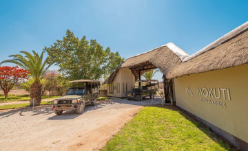 Entrance, Mokuti Etosha Lodge, Namibia