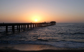 Sunset, Swakopmund, Namibia