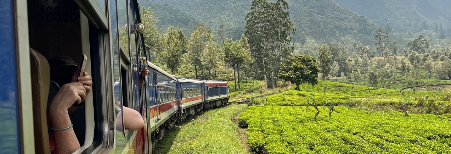 Train to Nuwara Eliya, Sri Lanka