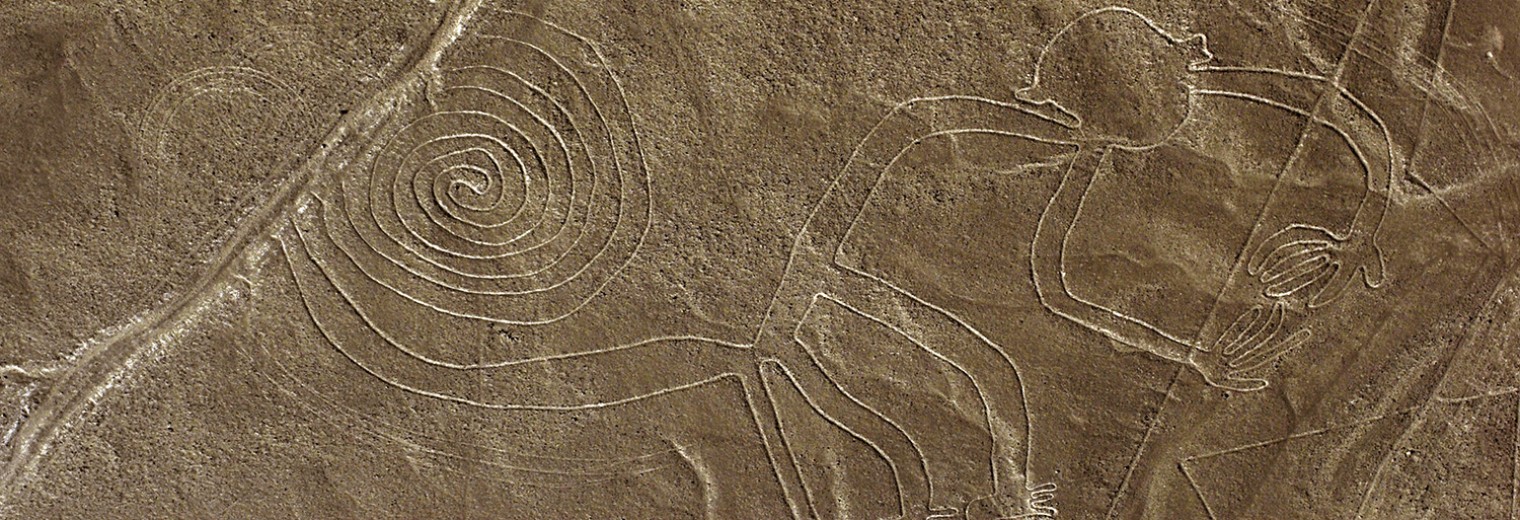 Monkey, Nazca lines, Peru
