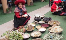 Lady at Chinchero textile centre, Sacred Valley