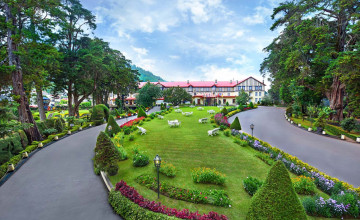 Entrance,  The Grand Hotel, Nuwara Eliya, Sri Lanka