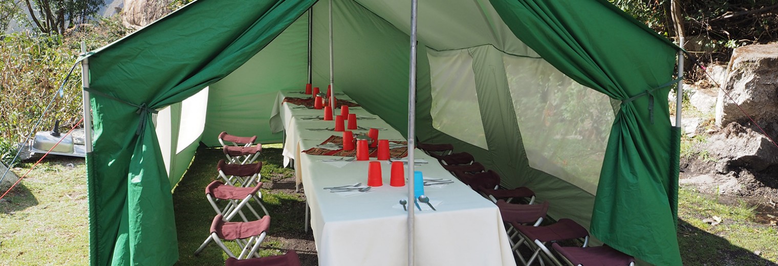 Dining tent, Inca Trail