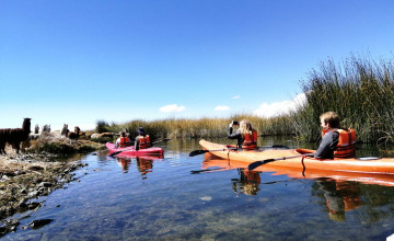 Kayaking, Lake Titicaca, Peru