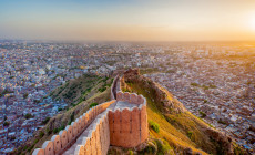 Jaipur from the Fort Walls