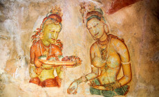 Frescos, Sigiriya, Cultural Triangle, Sri Lanka