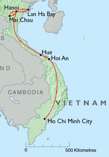 Vietnam, Rural Vietnam, Map