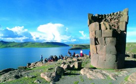 Sillustani ruins, Titicaca, Peru